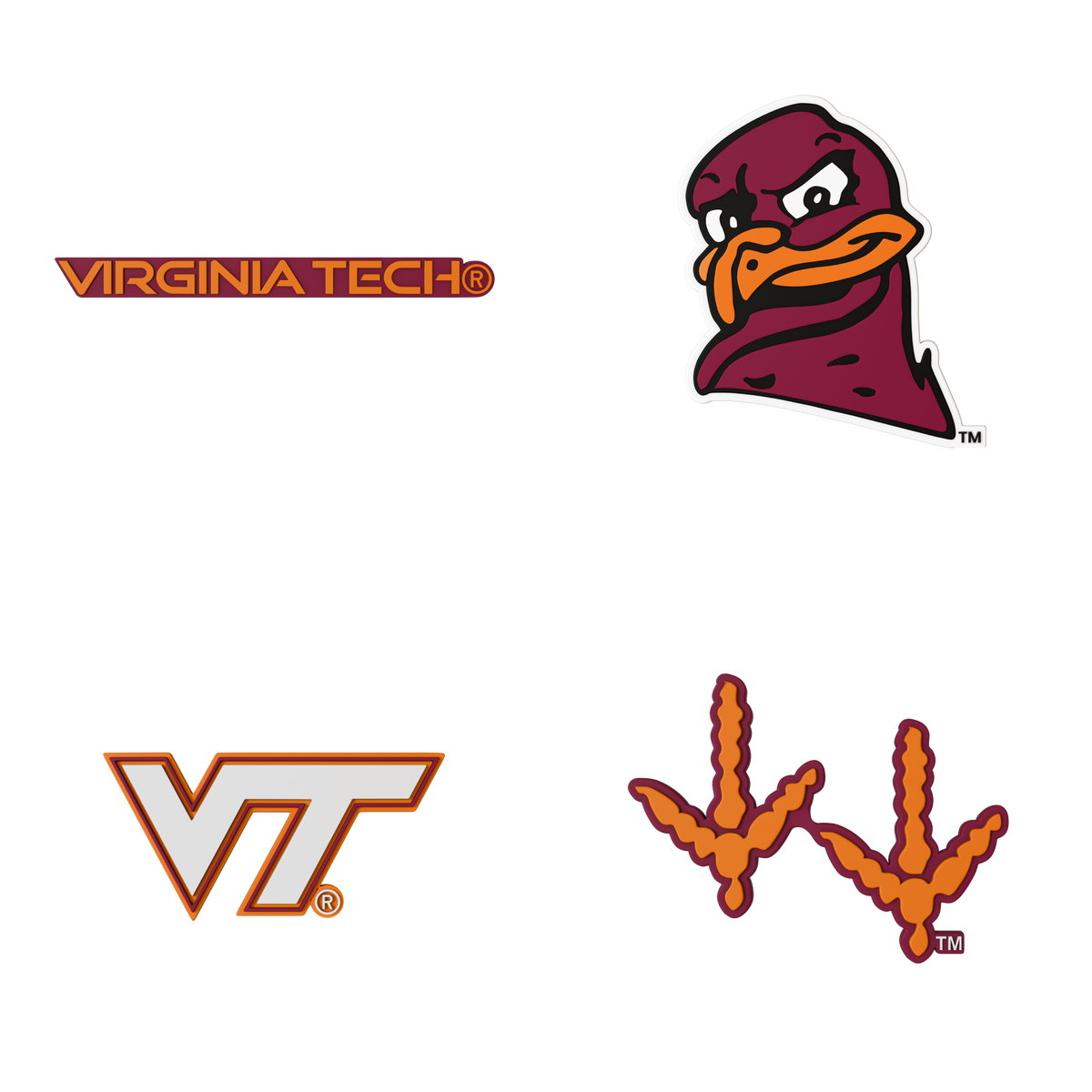 Budz | Virginia Tech Hokies | 4-Pack Bundle image 1
